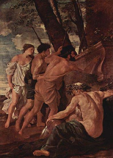 Nicolas Poussin Die Hirten von Arkadien oil painting image